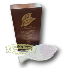 Load image into Gallery viewer, Dunbarton Hand Carved Stone Tobacco Leaf Ashtray
