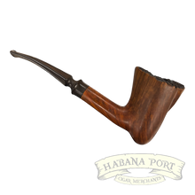 Load image into Gallery viewer, Estate Pipe - Dr. Dan #37 Celius Root Straight Rusticated Bowl