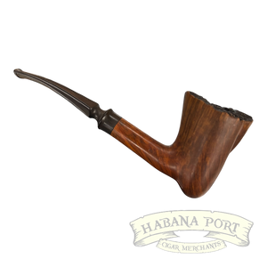 Estate Pipe - Dr. Dan #37 Celius Root Straight Rusticated Bowl