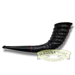 Estate Pipe - Dr. Dan #07 - Becker Sandblasted Oliphant (3 Clubs)