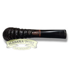 Load image into Gallery viewer, Estate Pipe - Dr. Dan #07 - Becker Sandblasted Oliphant (3 Clubs)