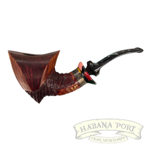 Load image into Gallery viewer, Estate Pipe - Dr. Dan #20 Winslow Harlekin (18)