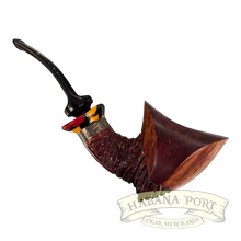 Load image into Gallery viewer, Estate Pipe - Dr. Dan #20 Winslow Harlekin (18)