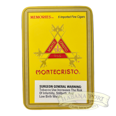 Montecristo Memories 6ct Tin 4x33