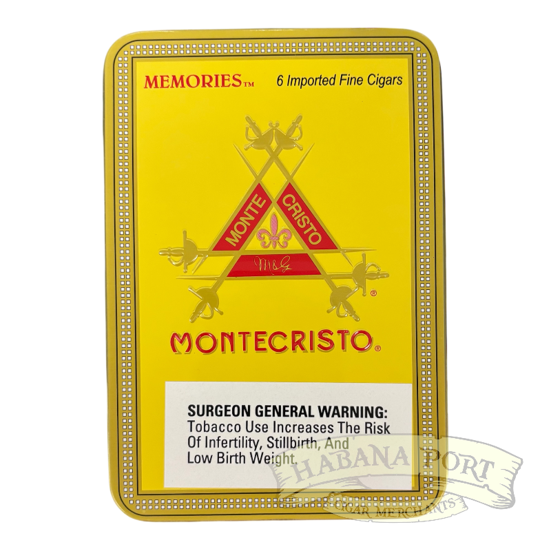 Montecristo Memories 6ct Tin 4x33