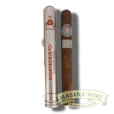 Montecristo Platinum Churchill en Tubo 7x50