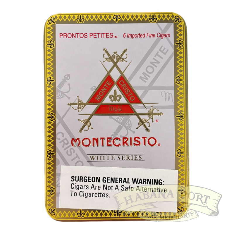 Montecristo White Prontos Petites 6ct Tin 4x33