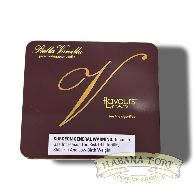 CAO Flavours Bella Vanilla Cigarillos Tin 10ct 4x30
