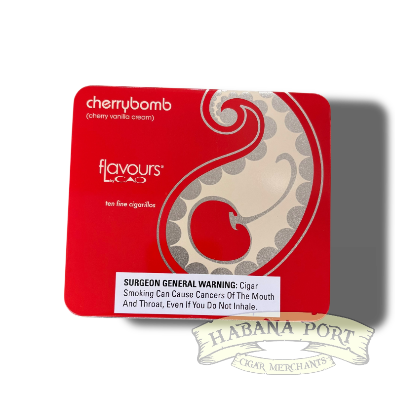CAO Flavours Cherrybomb Cigarillos Tin 10ct 4x30