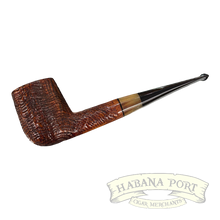 Load image into Gallery viewer, Estate Pipe - Dr. Dan #21 Ser Jacopo Billard Rusticated with Horn Shank