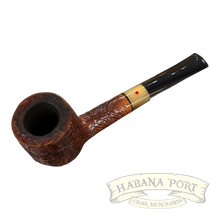Load image into Gallery viewer, Estate Pipe - Dr. Dan #21 Ser Jacopo Billard Rusticated with Horn Shank