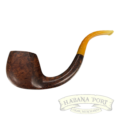 Estate Pipe - Dr. Dan #19 L. Viprati Vest Pocket with Golden Stem