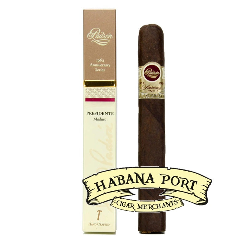 Padron 1964 Maduro Presidente Square Tubo 6x50