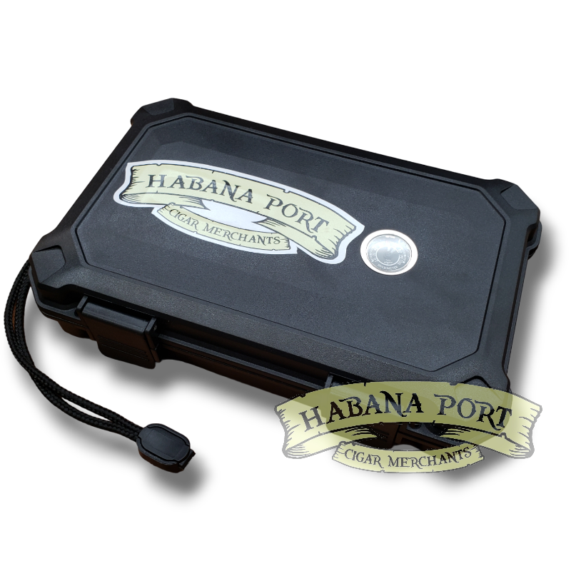 Camacho 5ct Travel Humidor with Hygrometer & Habana Port Seal