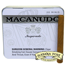 Load image into Gallery viewer, Macanudo Inspirado White Minis 20ct Tin 3x20