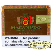 Load image into Gallery viewer, Macanudo Maduro Ascots 4.1875x32